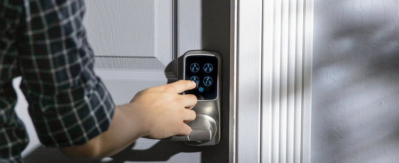 Bluetooth Smart Door Lock, Keyless Entry Door Lock, PIN 3D Biometric Fingerprint Sensor, Auto