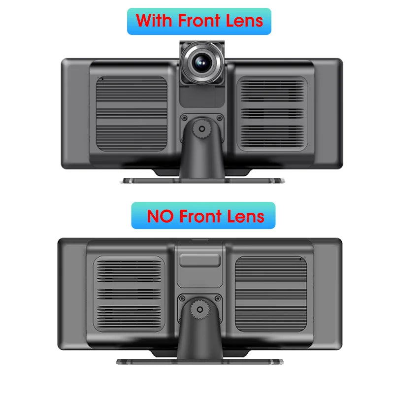 10.26'' Dash Cam 4K Car Mirror Video Player Wireless Carplay Android Auto GPS Car Monitor Multimedia Rearview Camera Dashboard