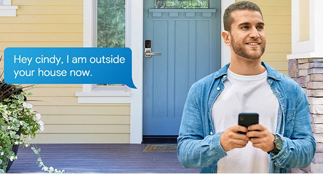 Bluetooth Smart Door Lock, Keyless Entry Door Lock, PIN 3D Biometric Fingerprint Sensor, Auto
